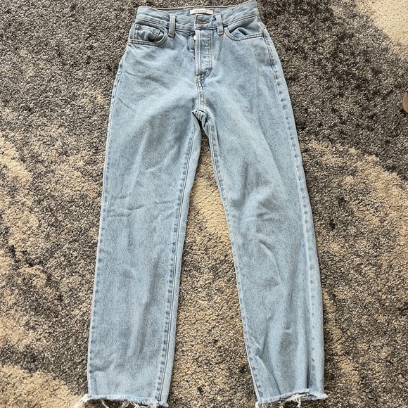 PACSUN High Rise Straight Denim Jeans - Picture 2 of 5